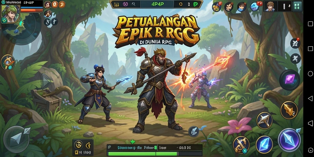 Tampilan gameplay <strong>4P4P</strong> yang mendebarkan dan penuh aksi.