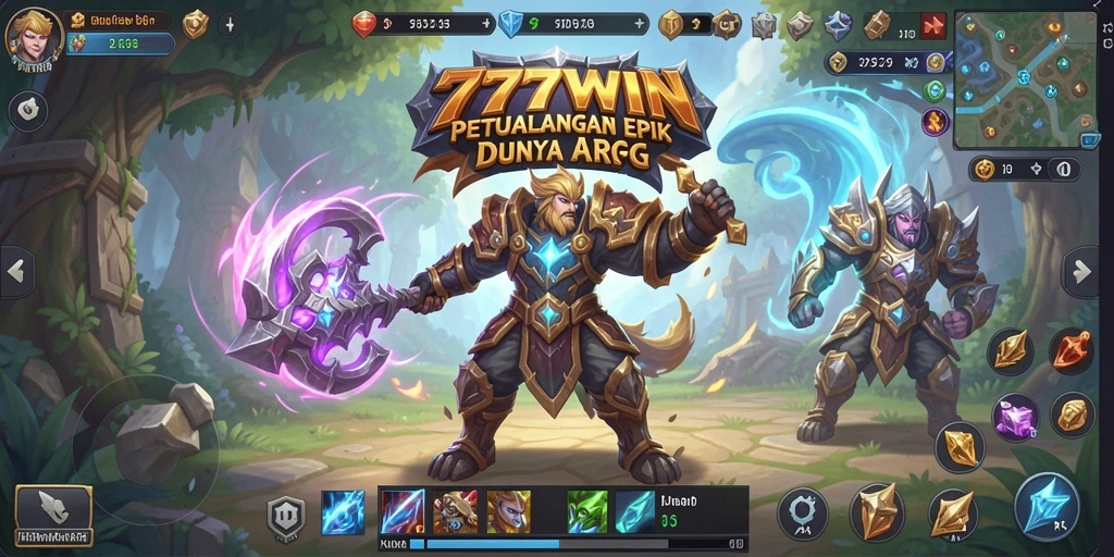 Screenshot menampilkan aksi pertarungan mendebarkan dalam 777WIN.