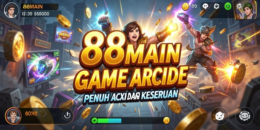 Tampilan gameplay 88MAIN yang dinamis dan menghibur.