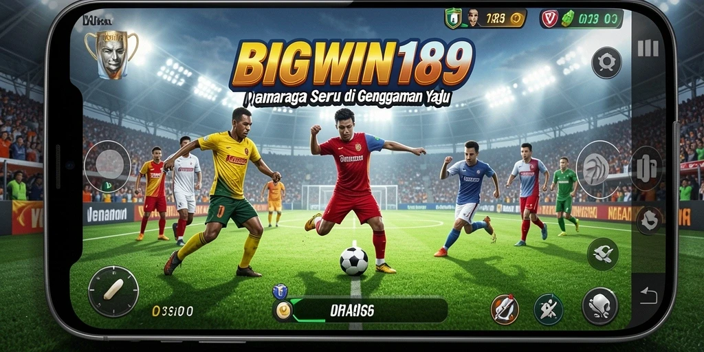Tampilan gameplay seru dari BIGWIN189 dalam aksi olahraga.