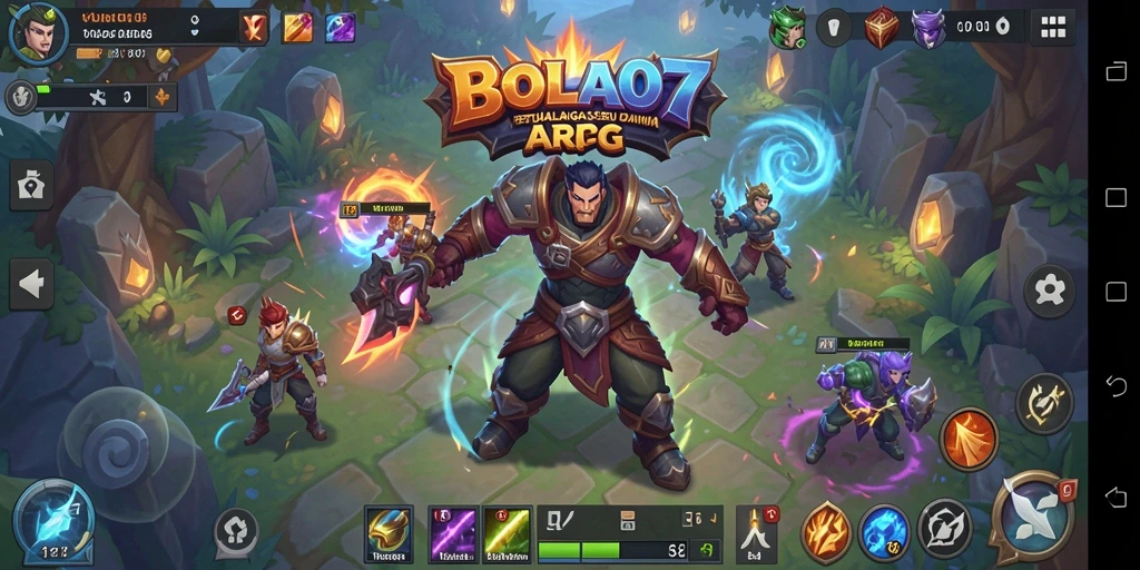 Screenshot gameplay ARPG yang menampilkan pertarungan epik di BOLA07.