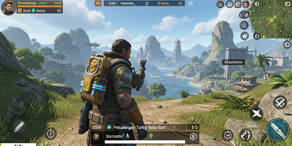 Gameplay seru di dunia terbuka yang penuh petualangan.