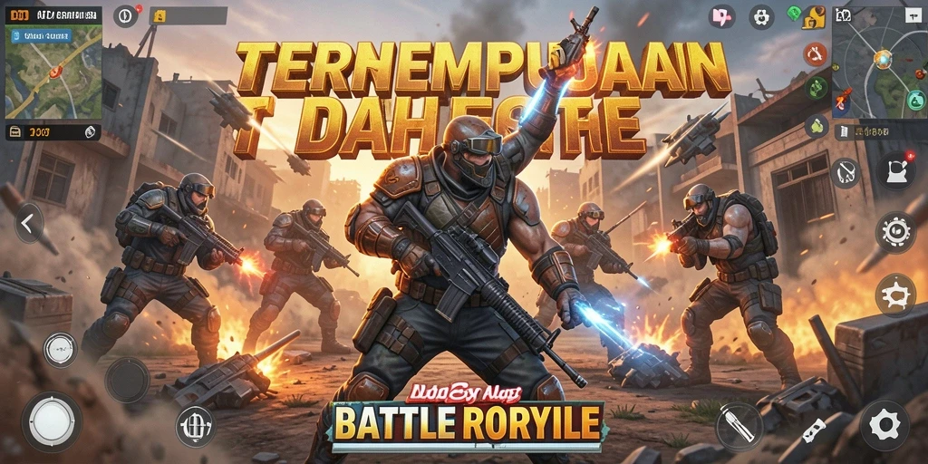 Gameplay seru di DY01 dalam pertempuran Battle Royale.
