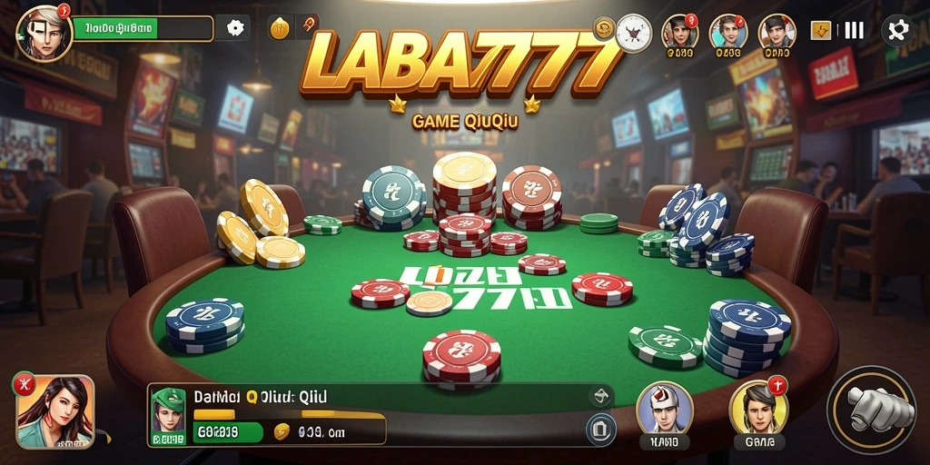Tampilan gameplay seru dari labirin QiuQiu dalam LABA777.
