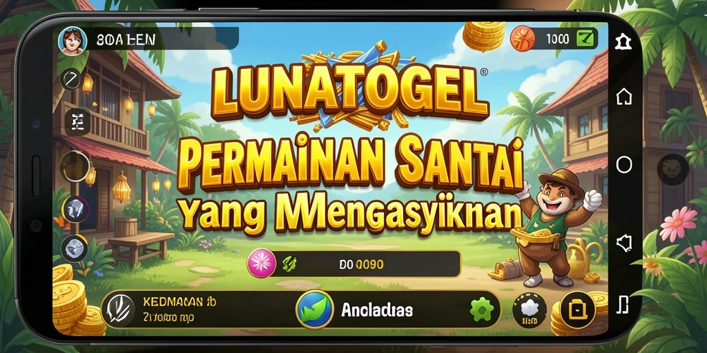 Tangkapan layar LUNATOGEL menampilkan suasana permainan yang ceria dan menarik.