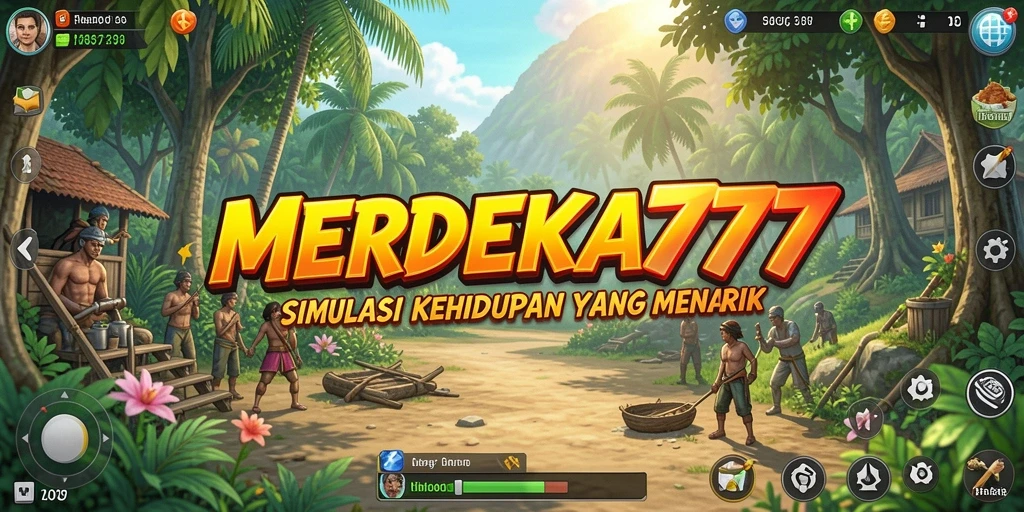 Tampilan gameplay MERDEKA777 yang menyenangkan dan realistis.