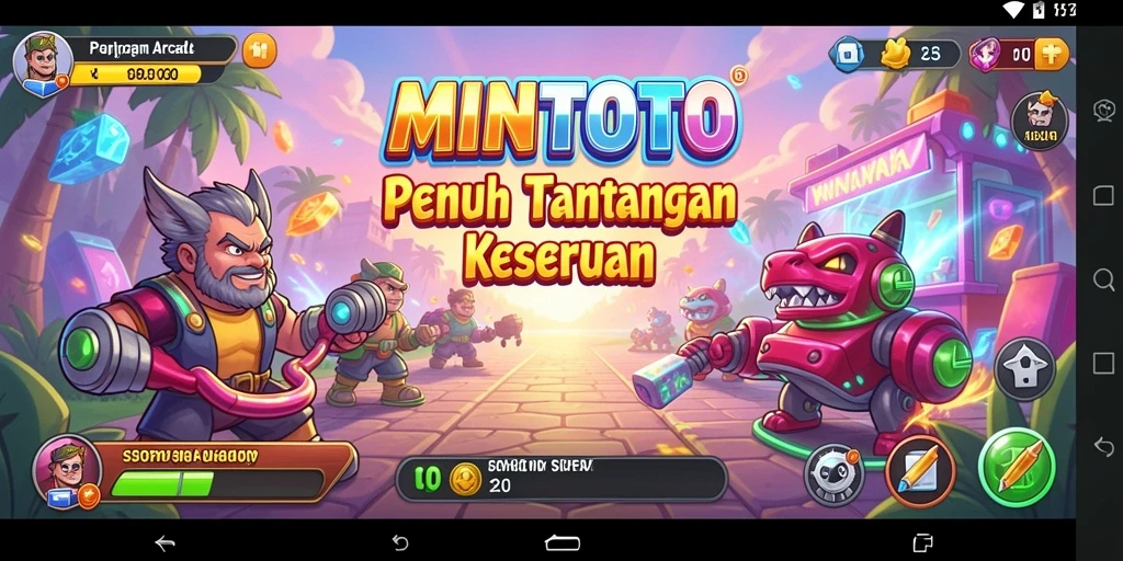 Tampilan gameplay MINTOTO yang seru dan menantang.
