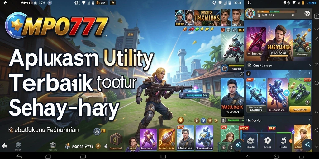 Tampilan interaktif dari MPO777 yang memudahkan pengguna dalam mengakses fitur Utility.