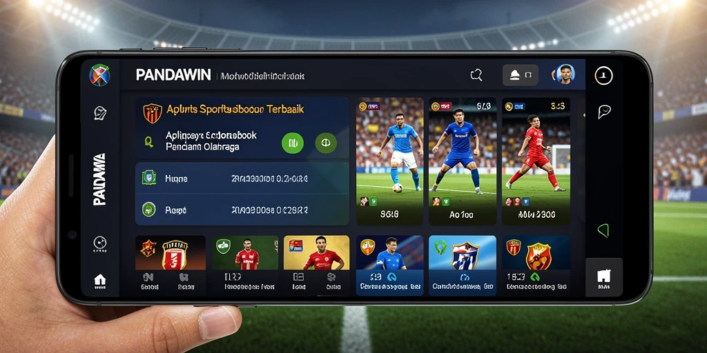 Tampilan menarik dari gameplay aplikasi Sportsbook PANDAWIN.