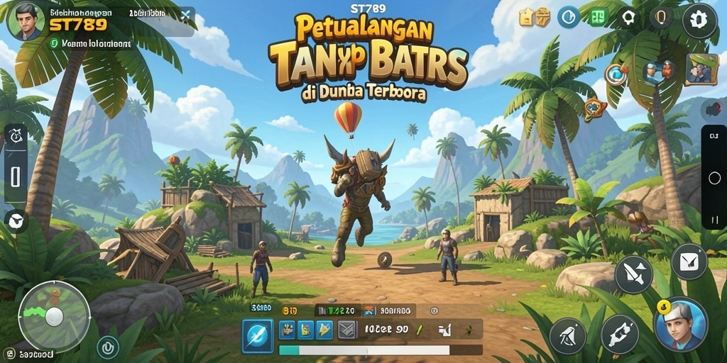 Tampilan gameplay ST789 yang menakjubkan di dunia terbuka.