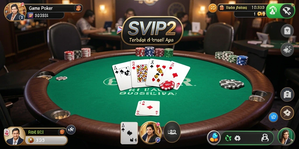 Tampilan gameplay poker yang menarik di SVIP2.