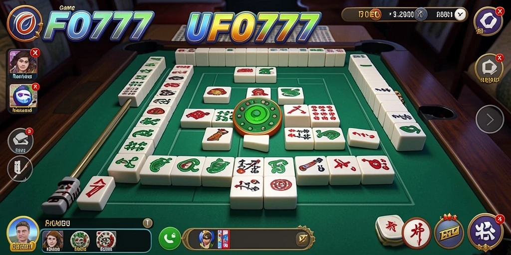 Screenshot gameplay <strong>UFO777</strong> yang menunjukkan aksi seru Mahjong.