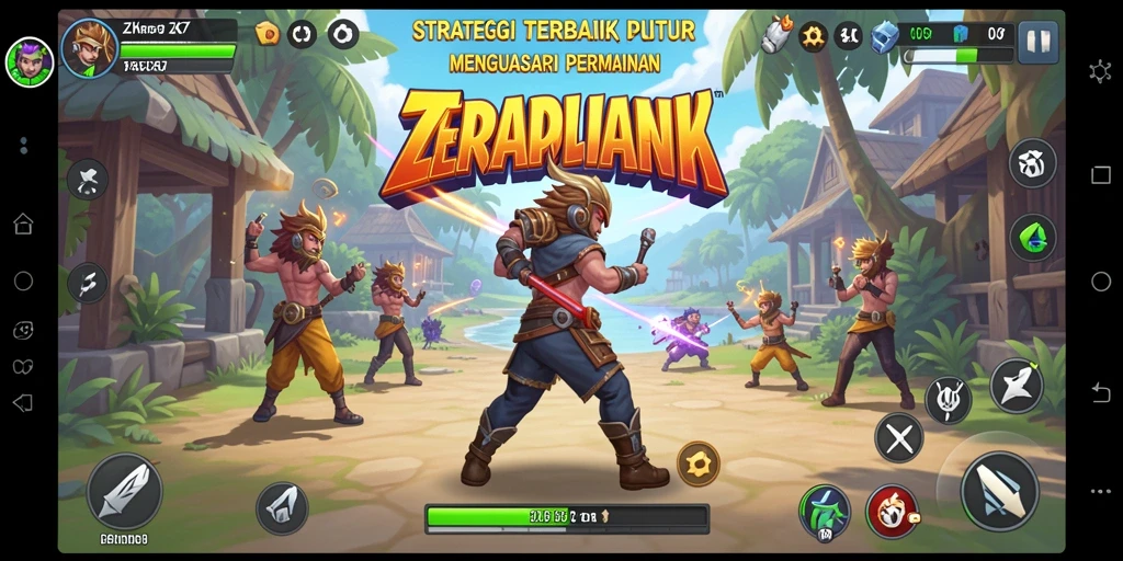 Tampilan gameplay menarik dari ZK7 yang menampilkan strategi mendalam.